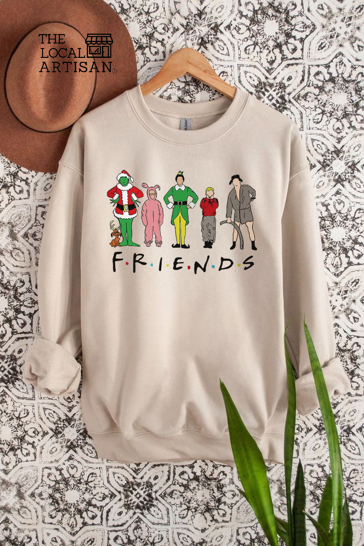 "Friends" Christmas Sweatshirt