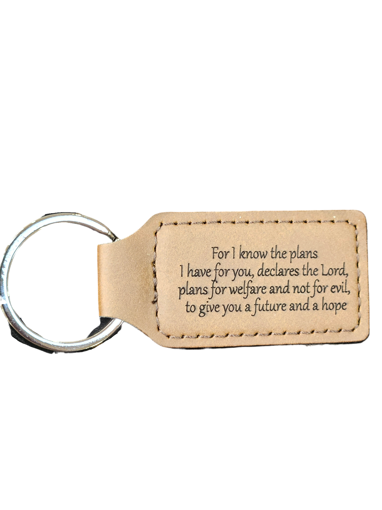 For I know the plans I have for you- keychain