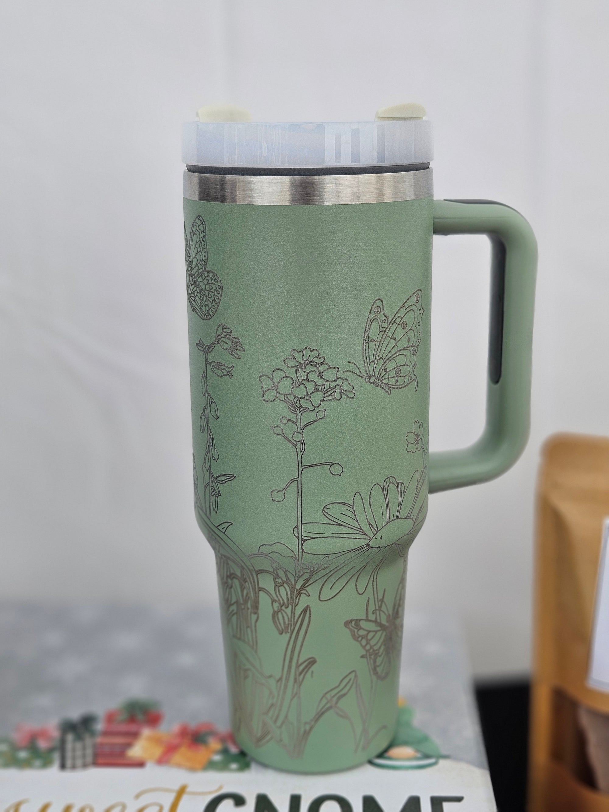 Butterfly Garden 40 oz Tumbler