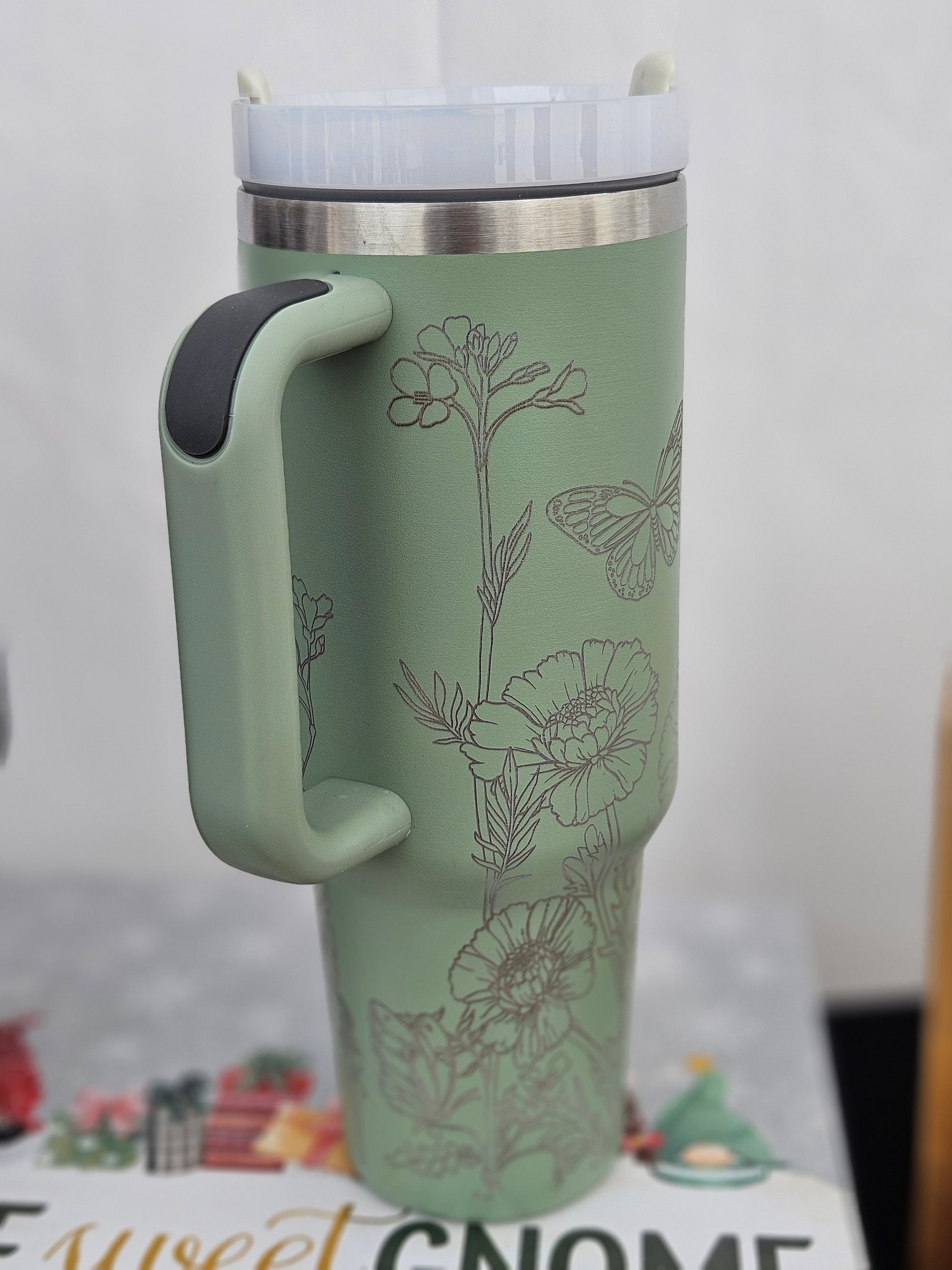 Butterfly Garden 40 oz Tumbler