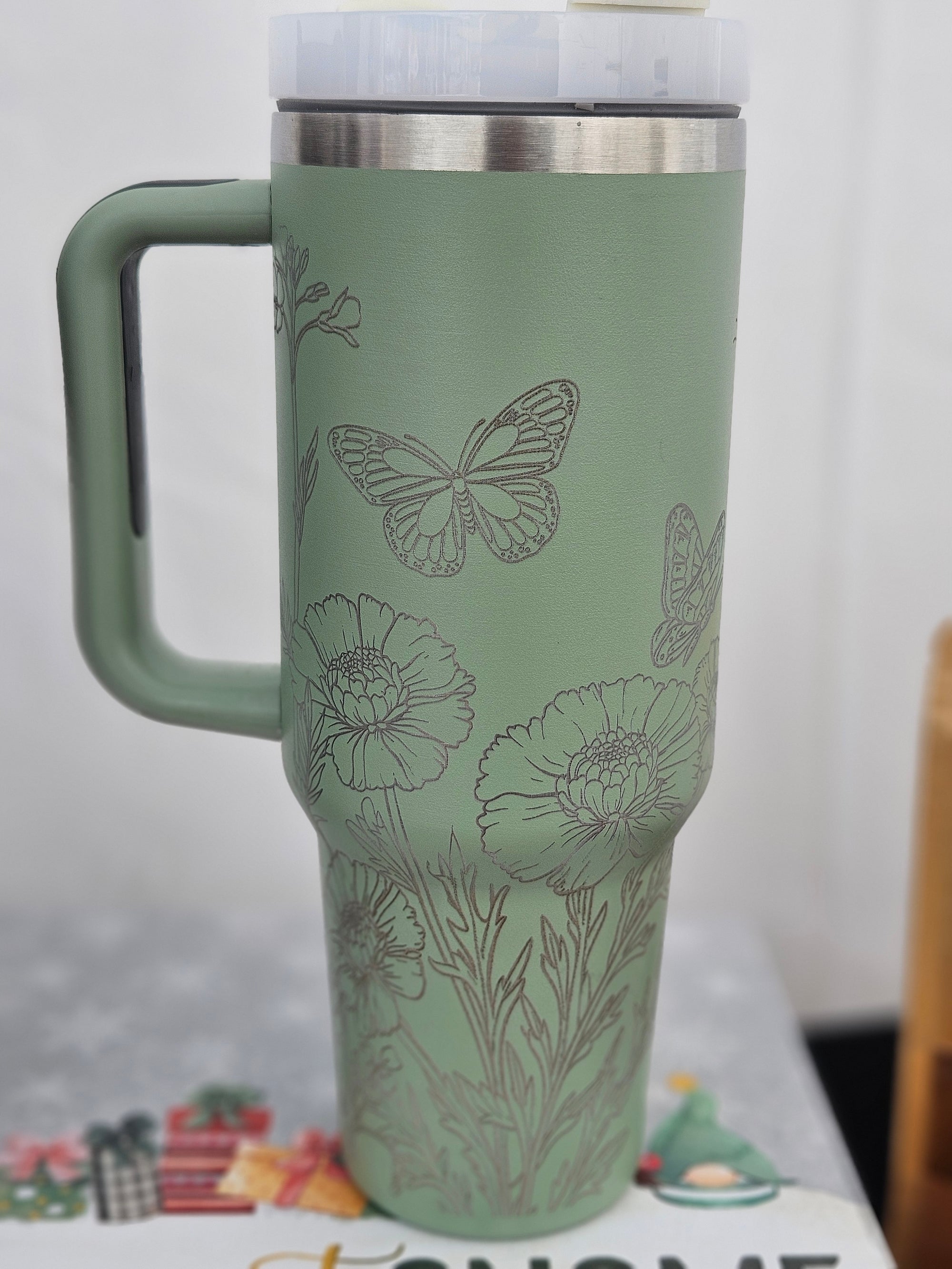 Butterfly Garden 40 oz Tumbler