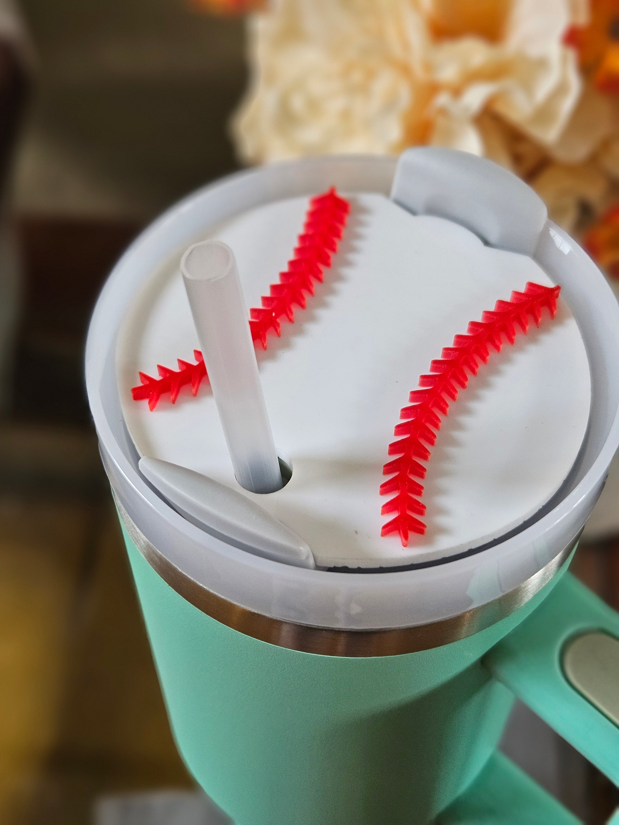 Baseball Tumbler Topper