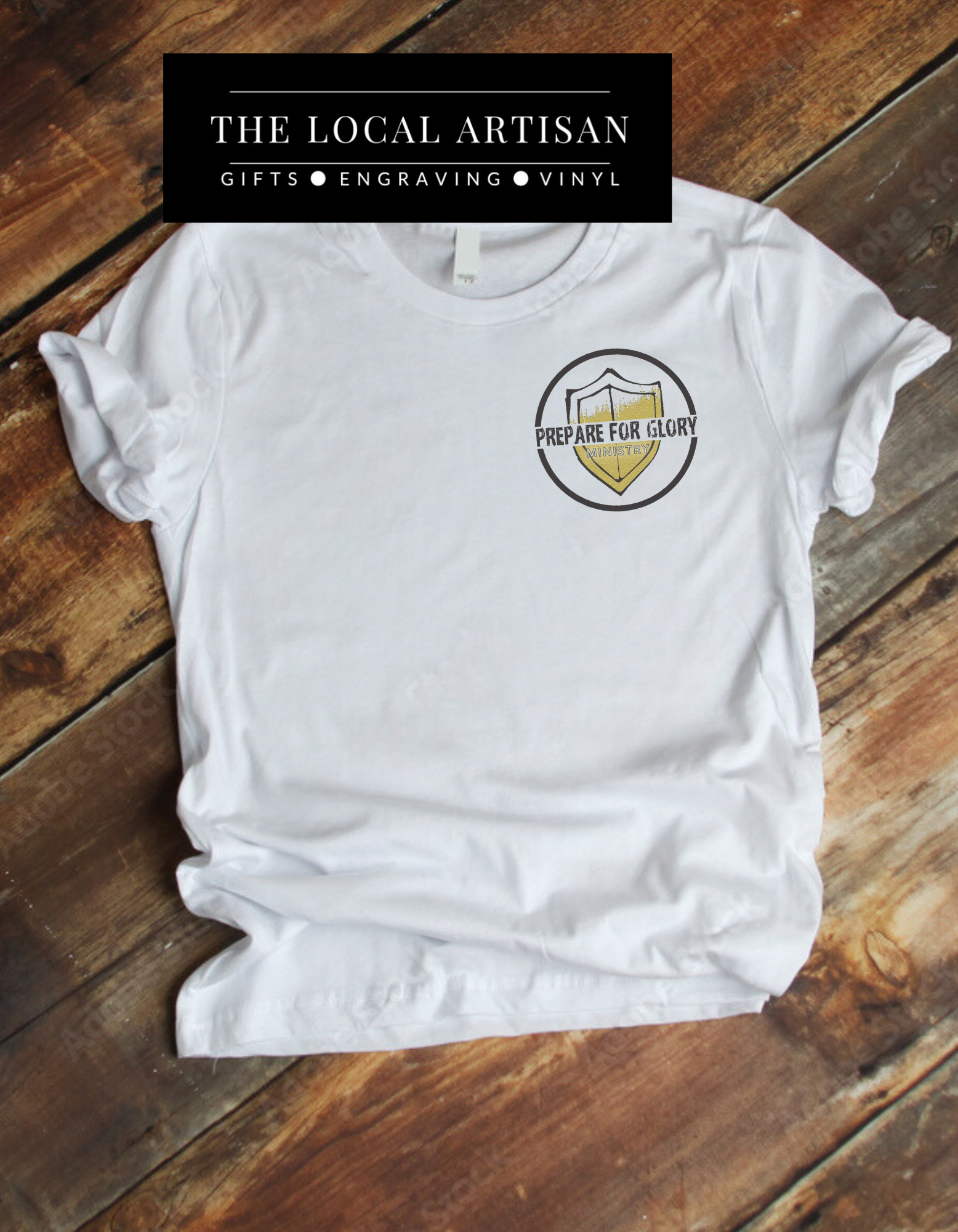 Prepare for Glory Shirt small emblem