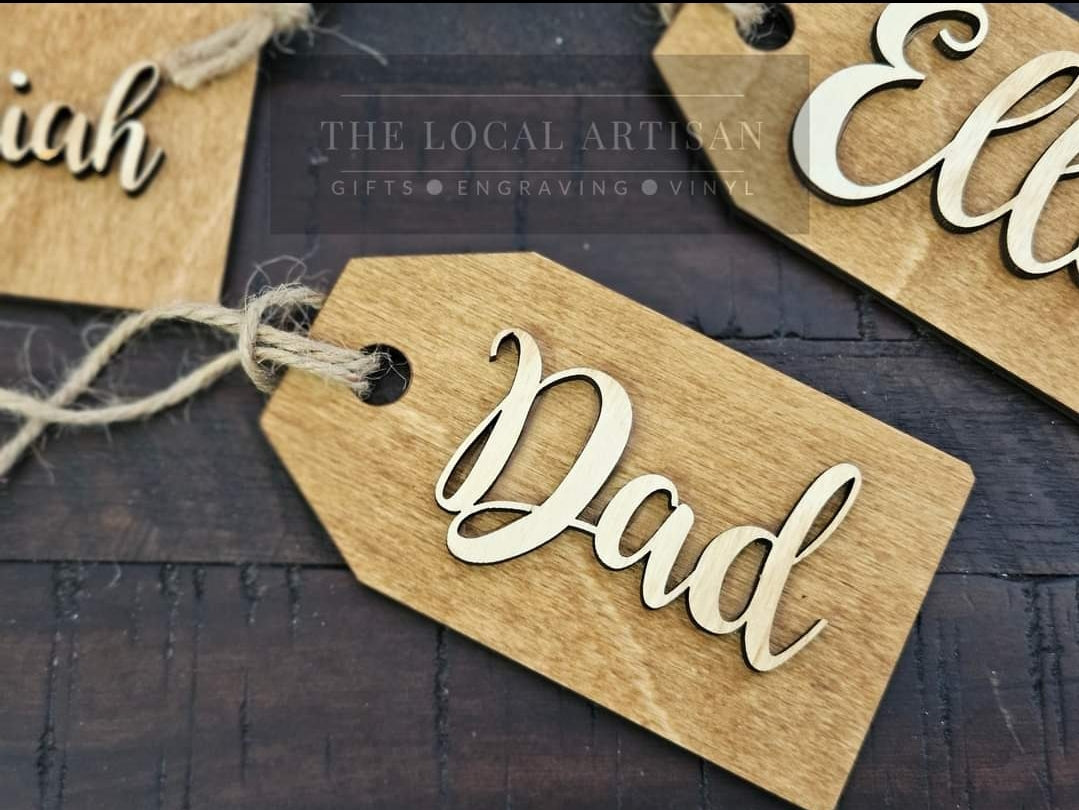 Custom Stocking Tags